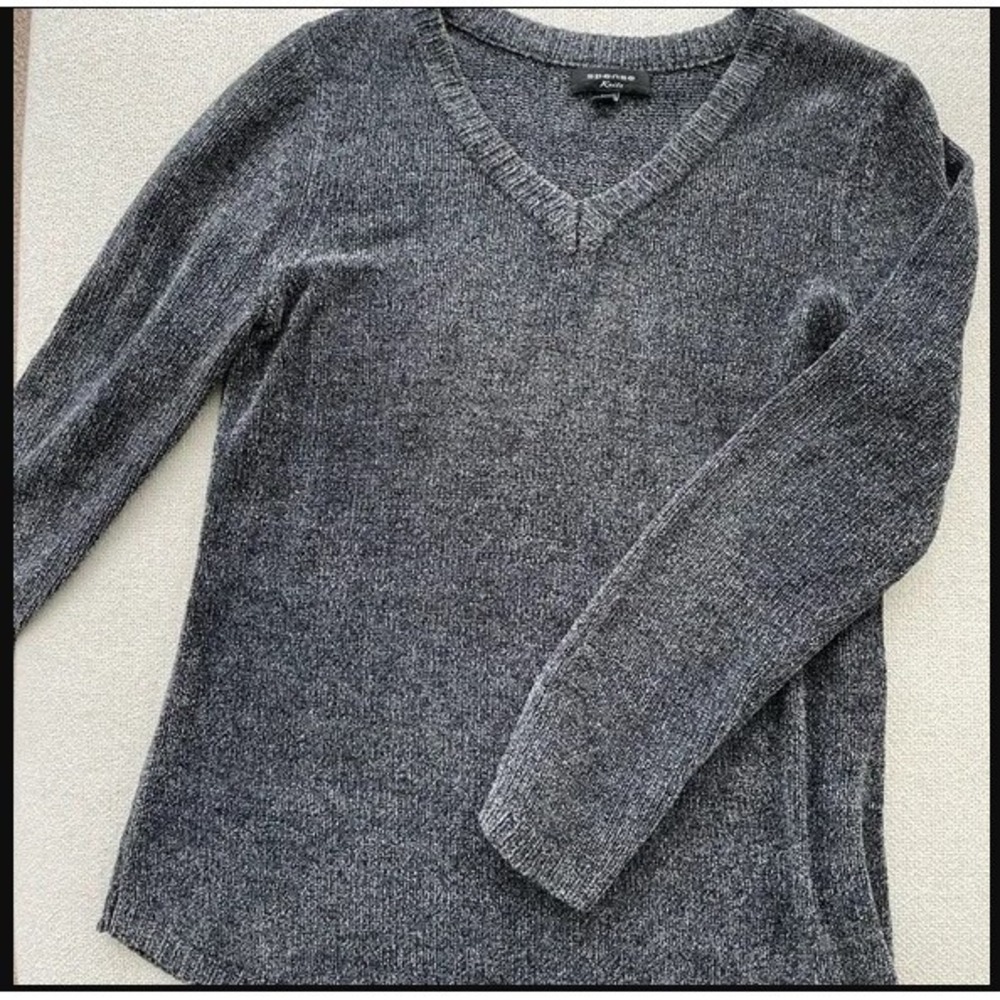 NWT Spense Women's Knit Sweater Black XXL